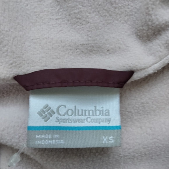 NWT XS Columbia Center Ridge Lined Windbreaker Hooded Rain Jacket Colorblock NEW - Picture 4 of 12